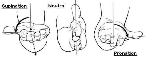 Pronation, Neutral, Supination